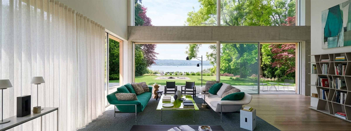 Cassina living room collection, Sofa ESOSOFT, designed by Antonio Citterio