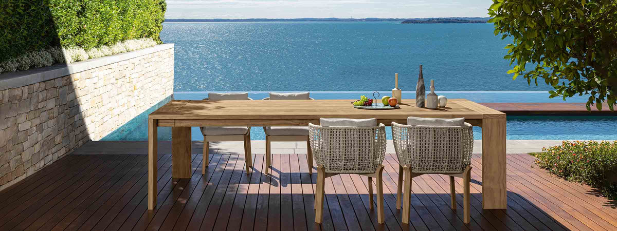 Luxury Outdoor Dining Tables Made in Italy