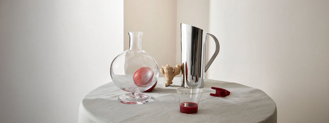 Afroditi pitcher by Afroditi Krassa for Paola C, contemporary designer tableware.