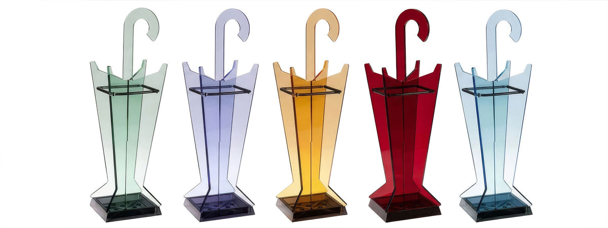 Dandy umbrella stand by Daniela Maurer for Lettera G, contemporary designer umbrella holder