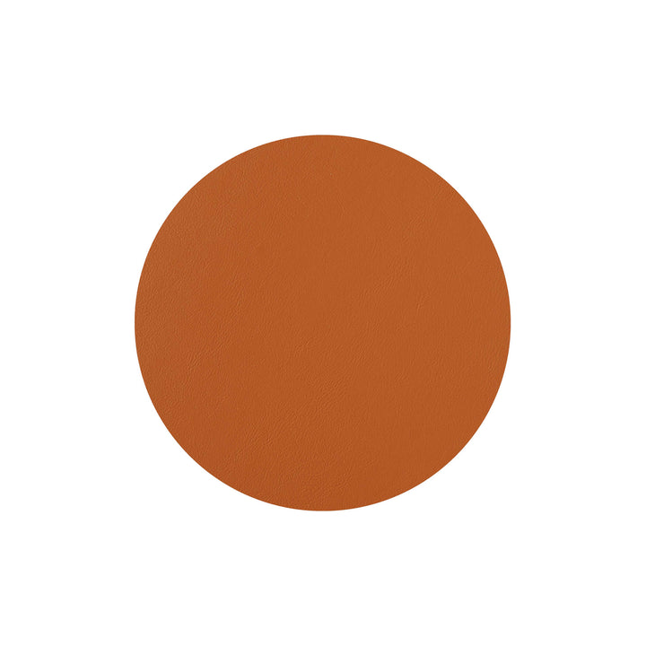 Leather Round PLACEMAT & Napkin Rings BOTTEGA by Ekaterina Borovkova for ADJ STYLE