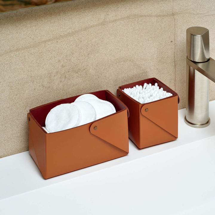 Leather Box MIU Set of 3 by Ekaterina Borovkova for ADJ STYLE