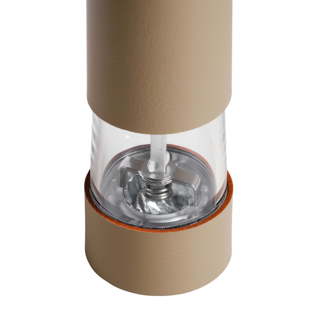 Electric Leather SALT & PEPPER MILL by Ekaterina Borovkova for ADJ STYLE