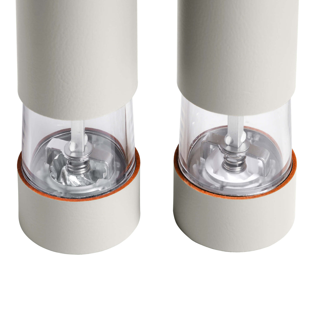 Electric Leather SALT & PEPPER MILL by Ekaterina Borovkova for ADJ STYLE