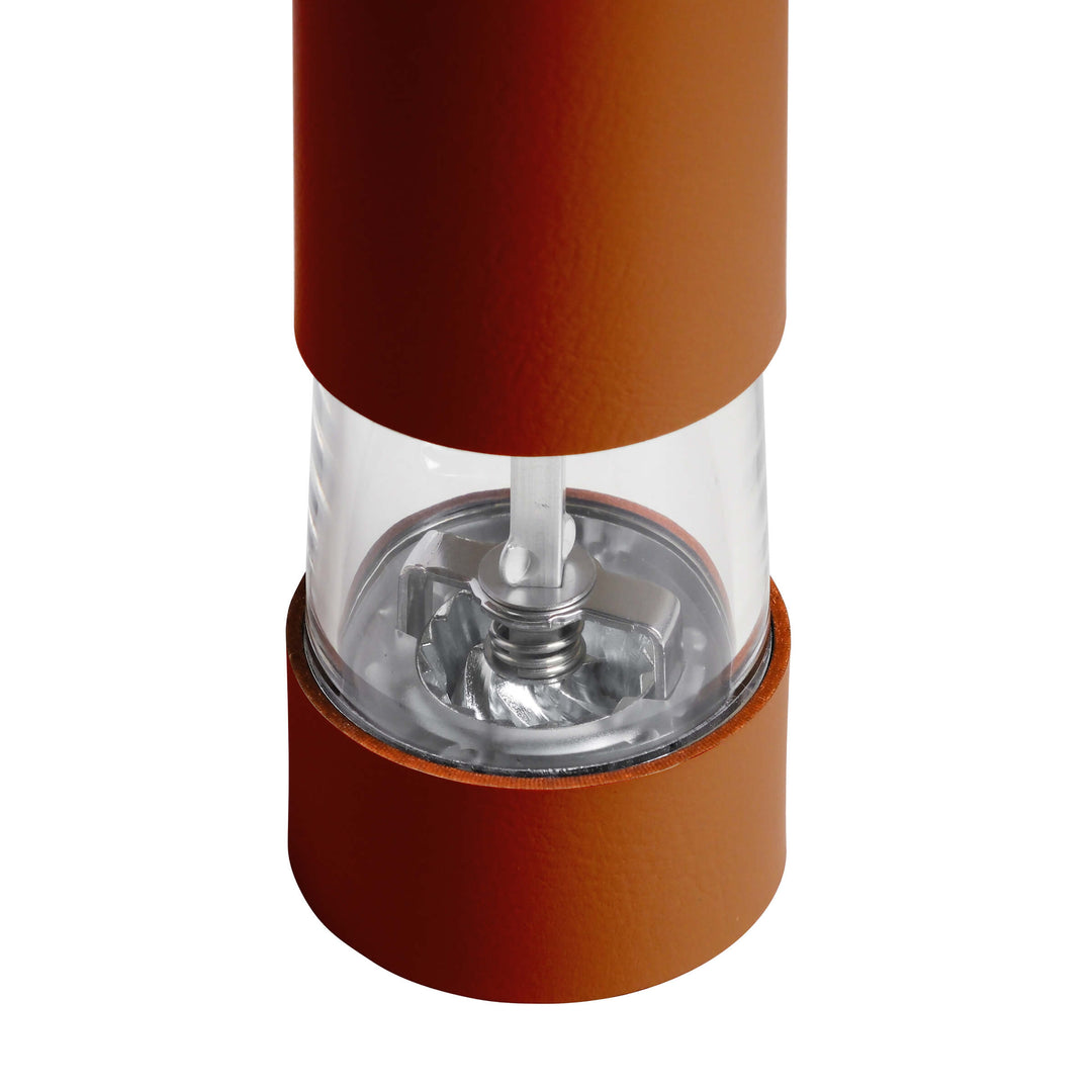 Electric Leather SALT & PEPPER MILL by Ekaterina Borovkova for ADJ STYLE