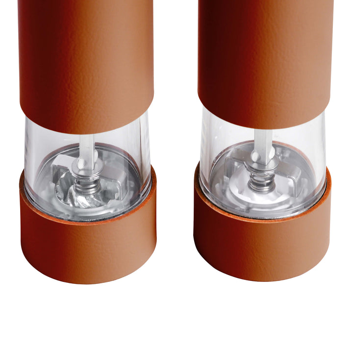 Electric Leather SALT & PEPPER MILL by Ekaterina Borovkova for ADJ STYLE