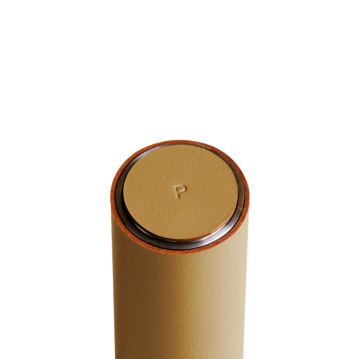 Electric Leather SALT & PEPPER MILL by Ekaterina Borovkova for ADJ STYLE