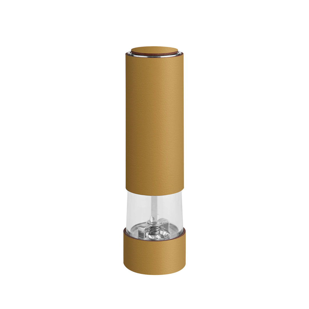 Electric Leather SALT & PEPPER MILL by Ekaterina Borovkova for ADJ STYLE