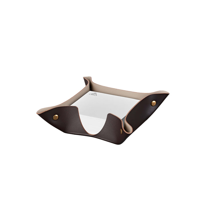 Juego de escritorio de cuero – Bandeja para papel y portabolígrafos por Ekaterina Borovkova para ADJ STYLE