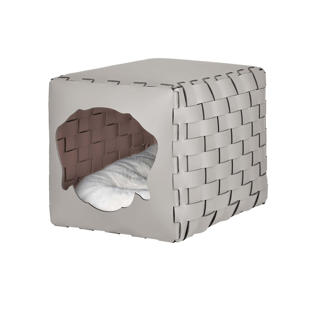 Leren Huisdierbed HOUSE FOR PET door Ekaterina Borovkova voor ADJ STYLE