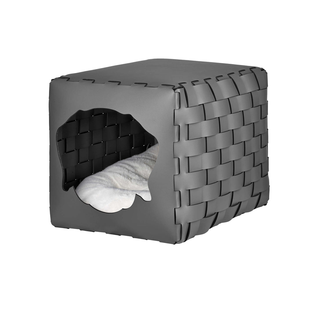 Leren Huisdierbed HOUSE FOR PET door Ekaterina Borovkova voor ADJ STYLE