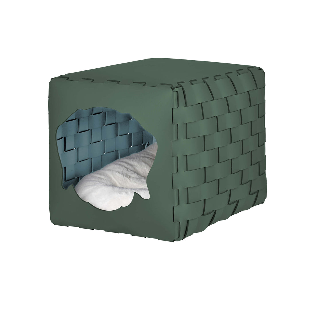 Leren Huisdierbed HOUSE FOR PET door Ekaterina Borovkova voor ADJ STYLE