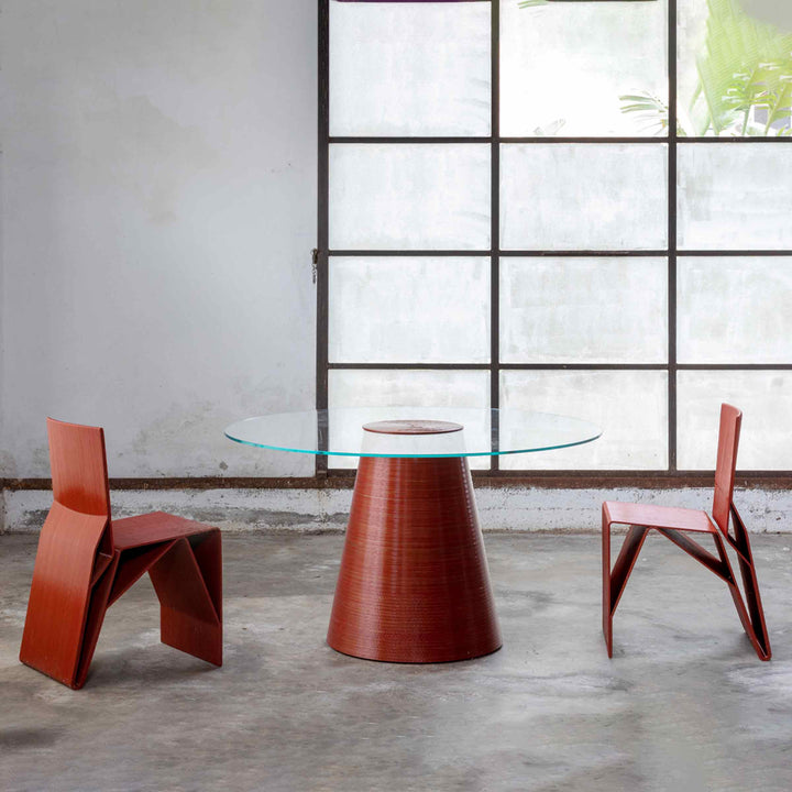 3D Printed Round Dining Table ERICE by Medaarch 02