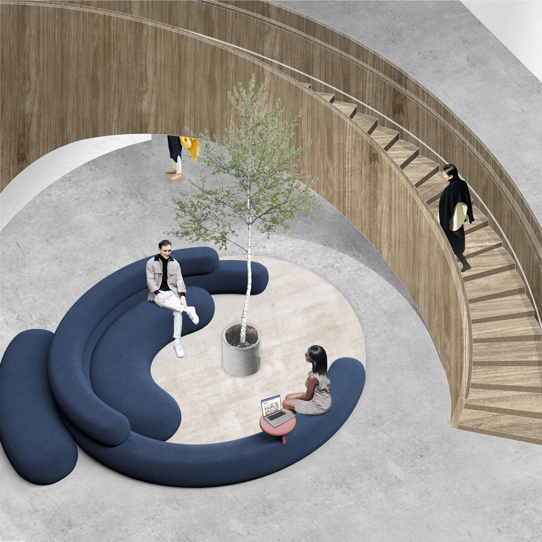 Modular Round Sofa NEFELIBATA 6 by Stormo Studio for Adrenalina 2