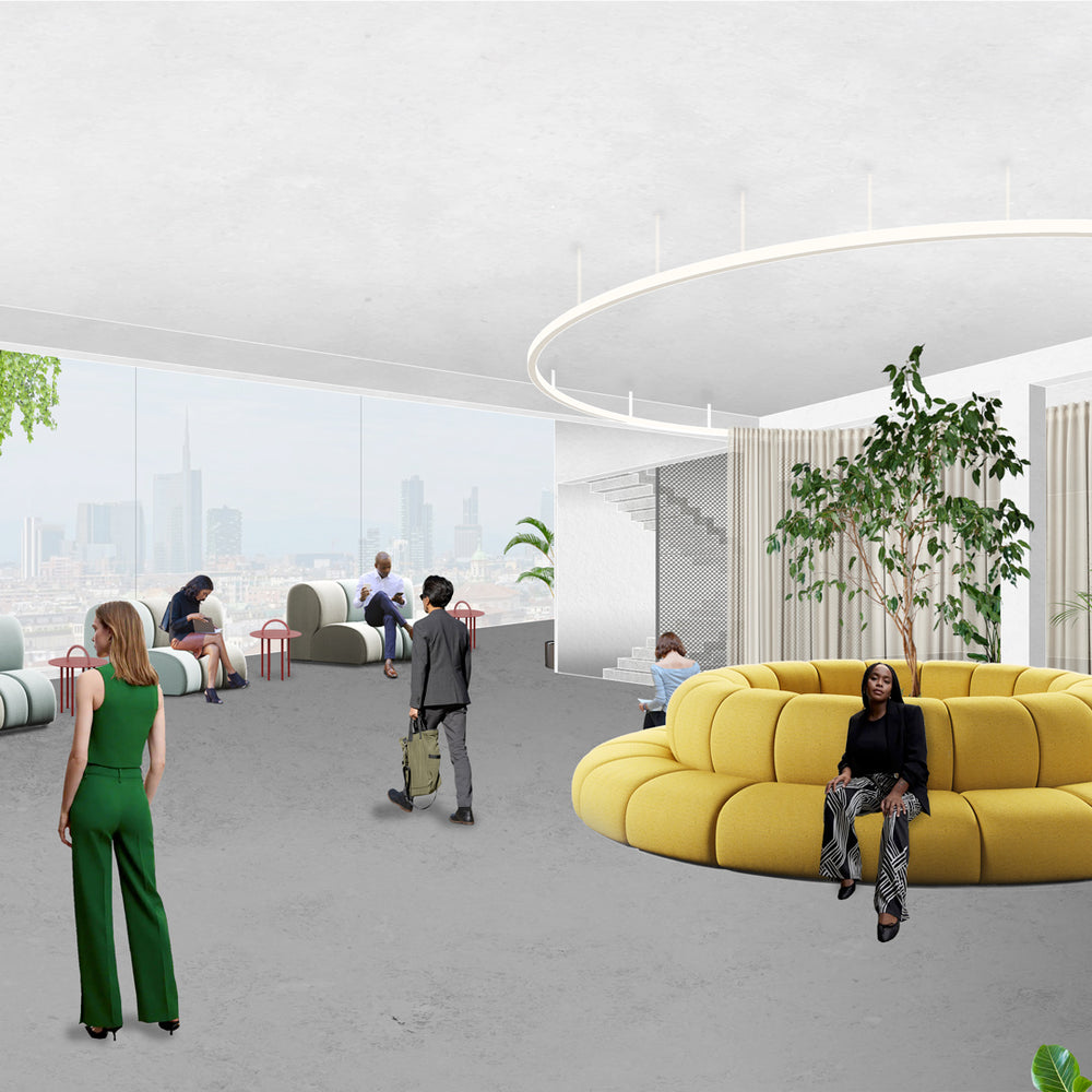 Modular Round Sofa NIBBLER by Antonio Piciulo for Adrenalina 2
