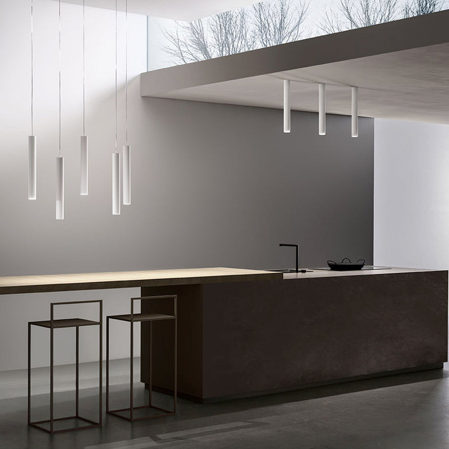 Aluminium Ceiling Lamp TO-BE by Panzeri Enzo for Panzeri 1