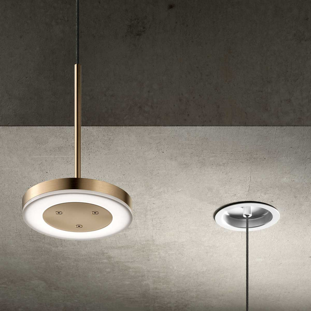 Aluminium Suspension Lamp BELLA by Panzeri Enzo for Panzeri 13