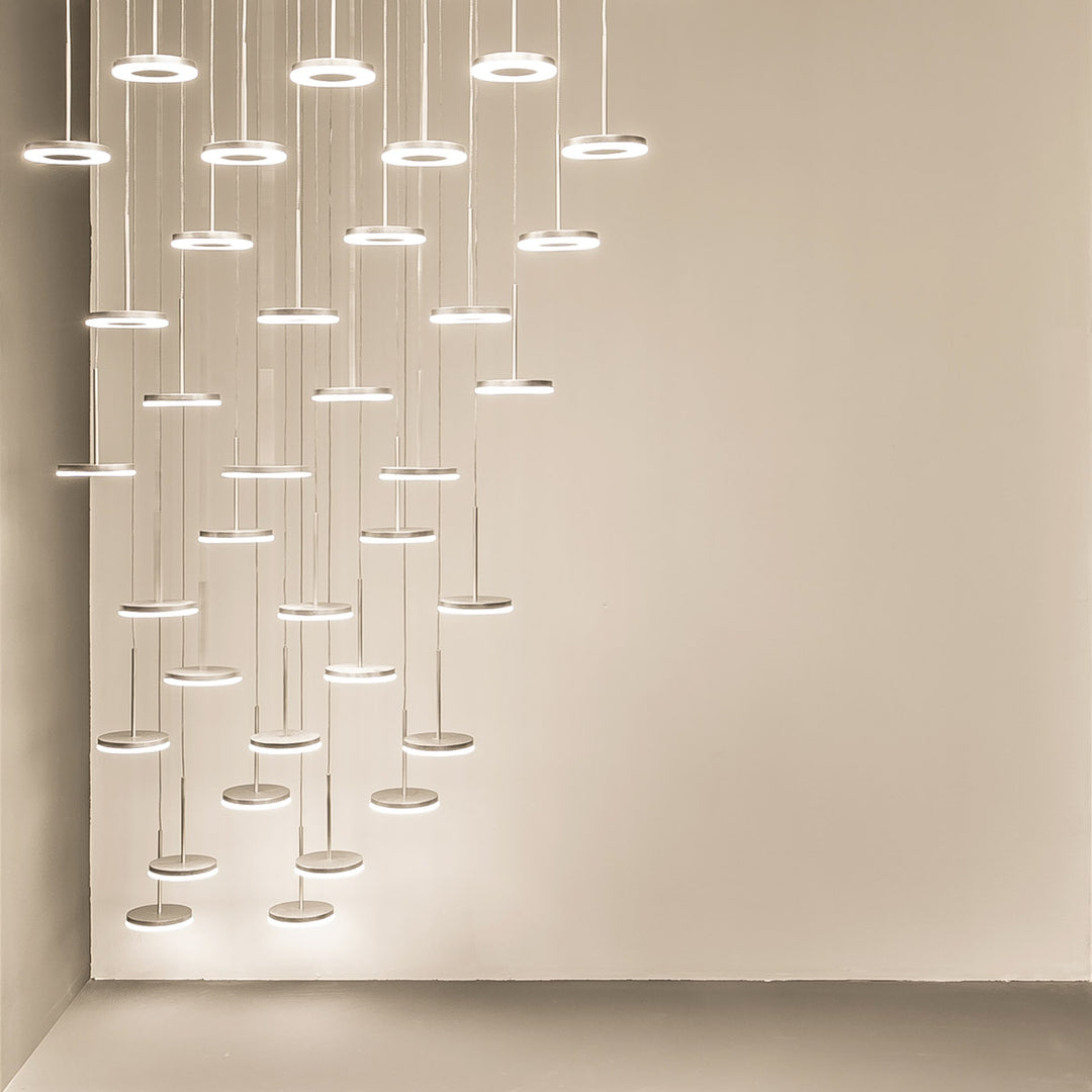 Aluminium Suspension Lamp BELLA by Panzeri Enzo for Panzeri 17