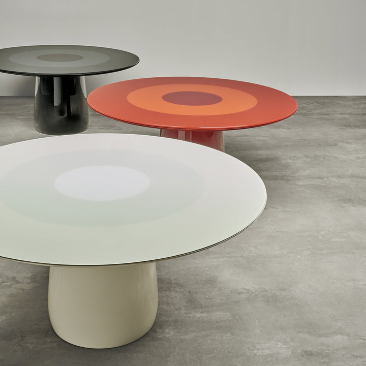 Glass Round Table ROUNDEL by Claesson Koivisto Rune for Baleri Italia 3