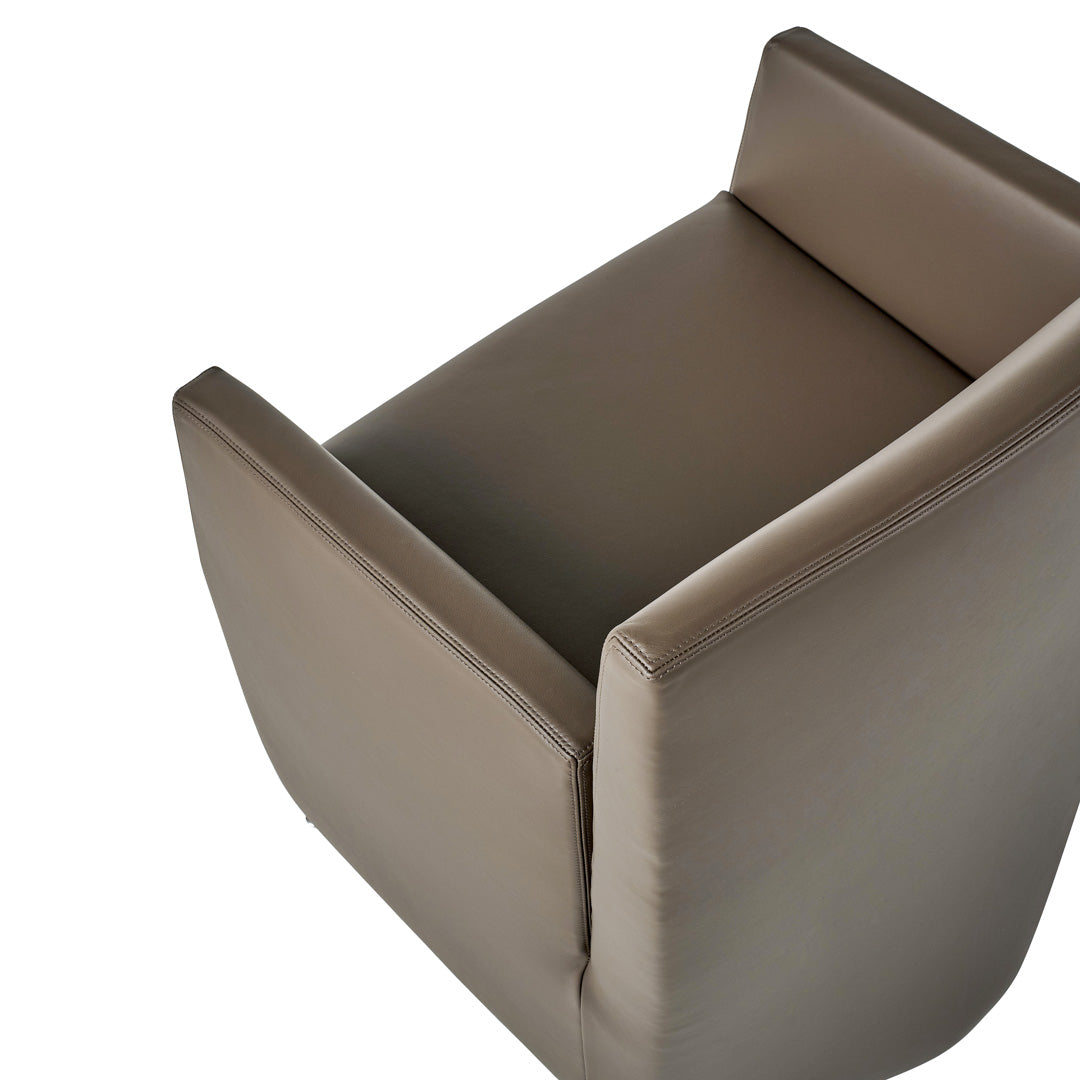 Armchair with Reclining Back CAPRICHAIR by Hannes Wettstein for Baleri Italia 3