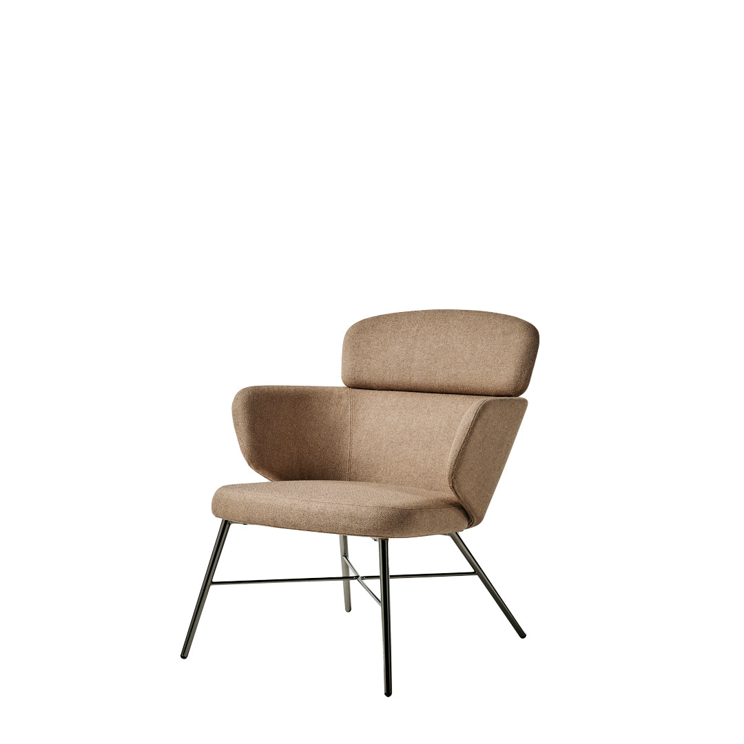 Upholstered Lounge Armchair KIN LOUNGE by Radice Orlandini Designstudio for Baleri Italia 2