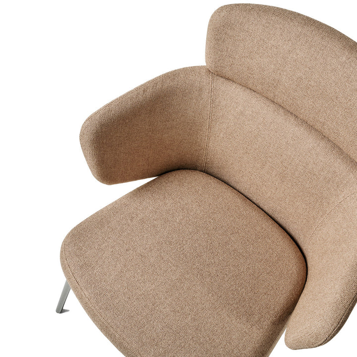 Upholstered Lounge Armchair KIN LOUNGE by Radice Orlandini Designstudio for Baleri Italia 7