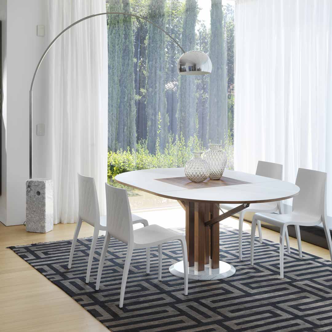 Extendable Dining Table FLOWER by D'Urbino Lomazzi for Horm 03