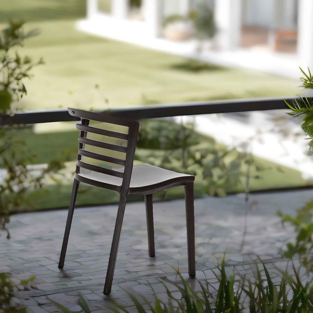 Stackable Polypropylene Chair VENEZIA by Favaretto & Partners for BBB Italia 04