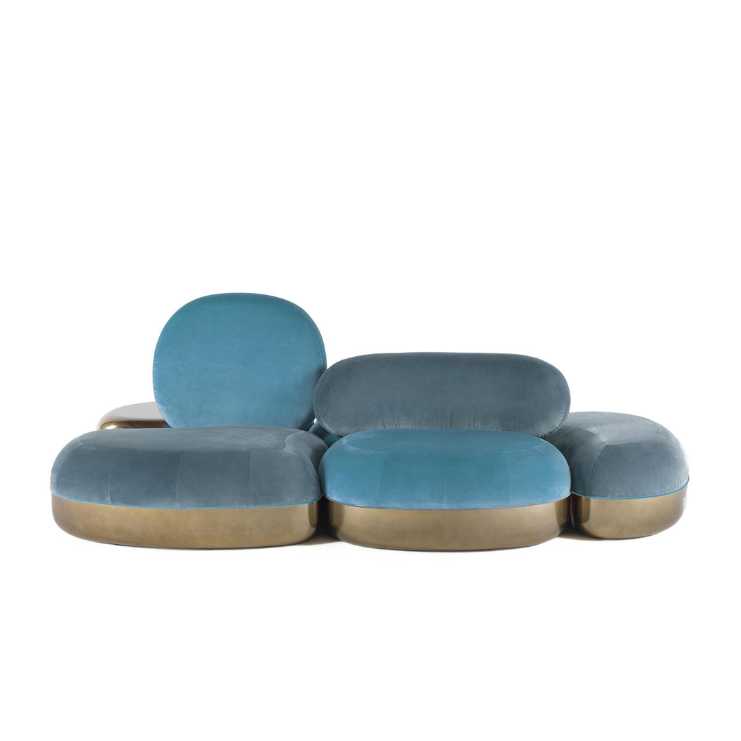 Four-Seater Velvet Sofa BELMER by Matteo Cibic 05