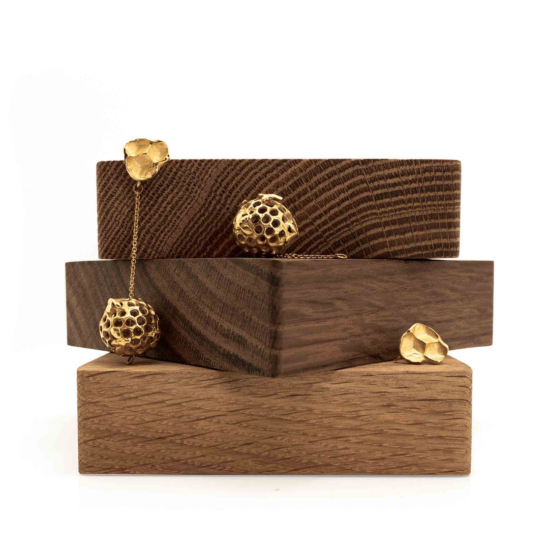 Bronze Earrings ALVEARINI by Jessica Carroll for BABS Art Gallery - Limited Edition 05