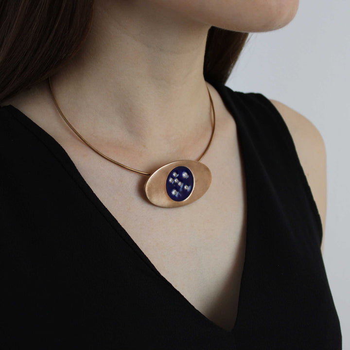 Bronze Necklace VEGA by Chiara Dynys for BABS Art Gallery - Limited Edition 03