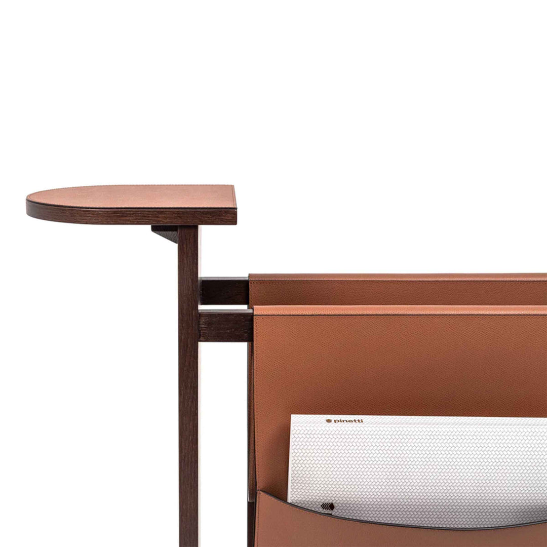 Leather Magazine Rack TATA by Pinetti 03