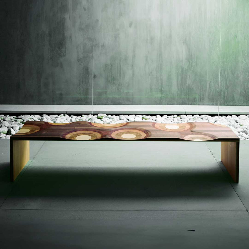 Wood Bench RIPPLES by Toyo Ito for Horm 02