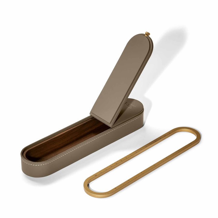 Leather Pencil Holder ZHUANG by Neri&Hu for Poltrona Frau 02