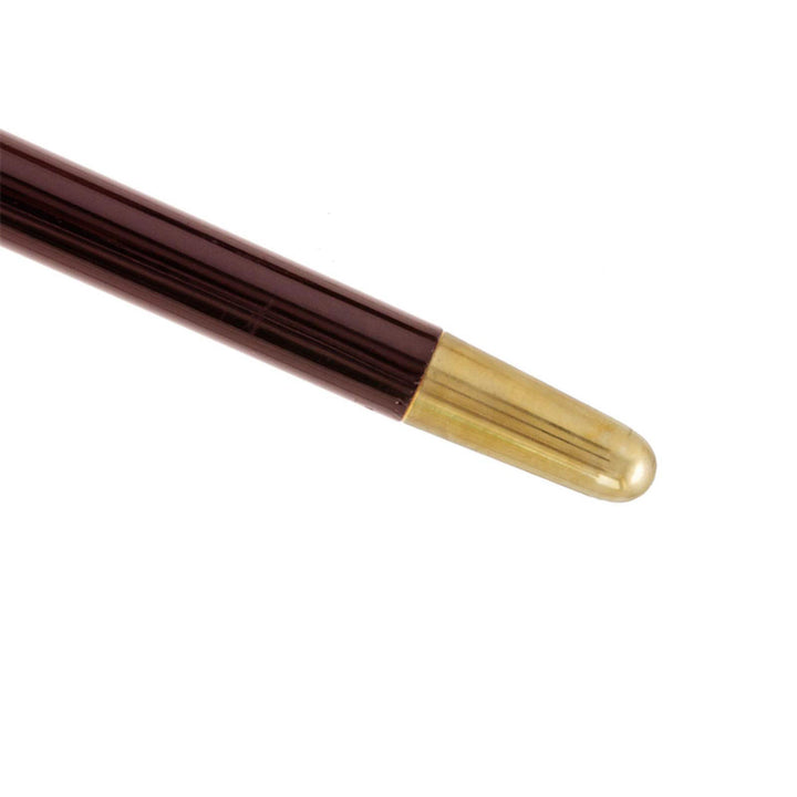 Cane BROWN HORSE with Enameled Brass Handle by Pasotti 04