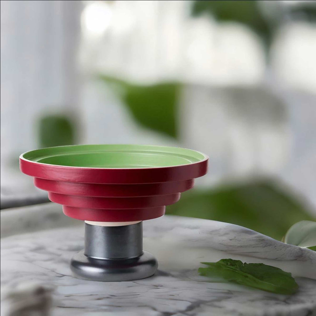 Ceramic Centrepiece ALZATA A GRADINI by Ettore Sottsass for Bitossi Ceramiche 02