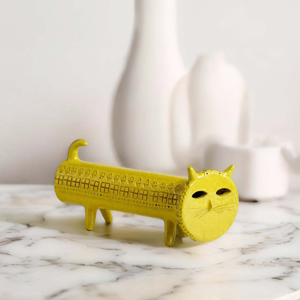 Ceramic Sculpture GATTO by Aldo Londi for Bitossi Ceramiche - Limited Edition 02
