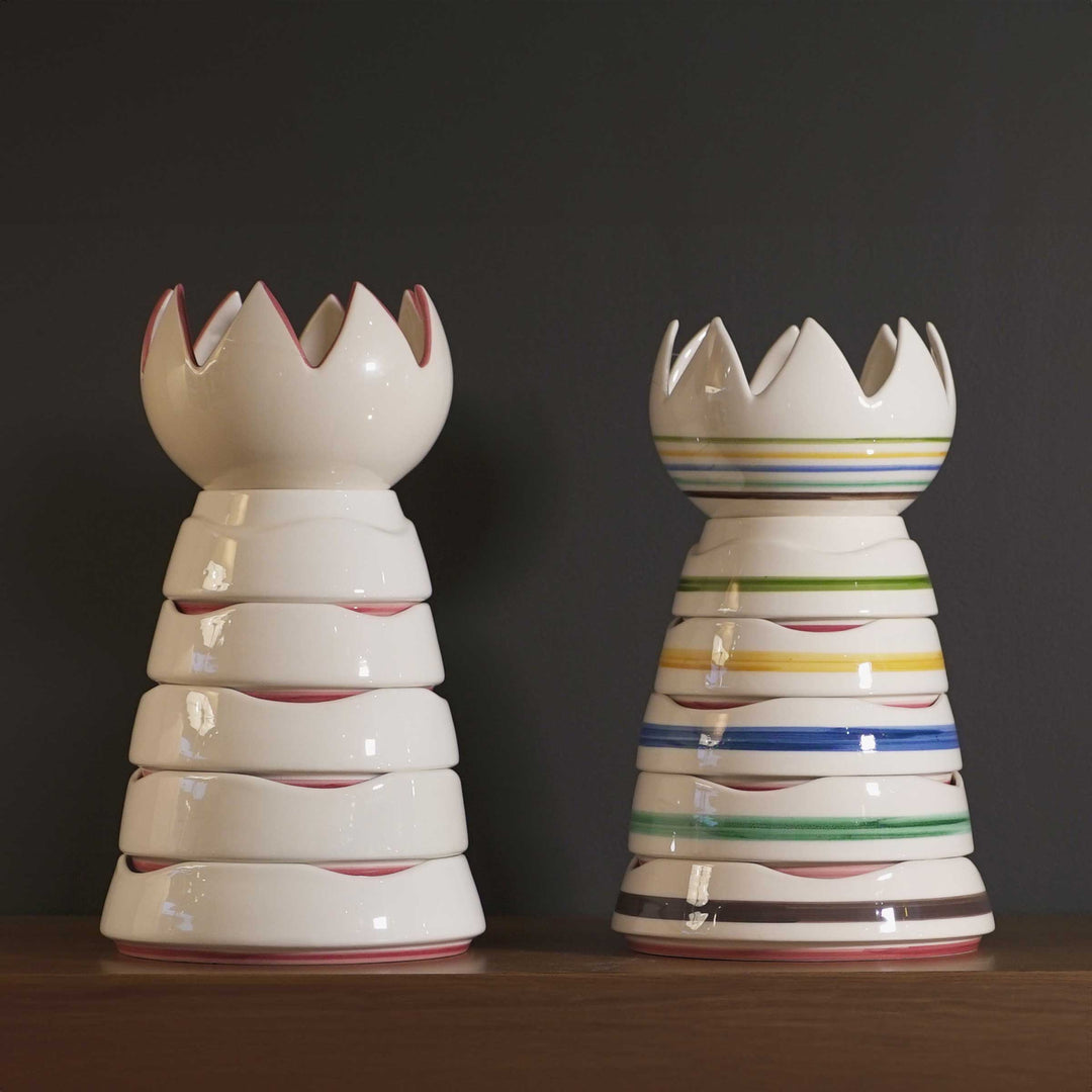 Ceramic Stackable Bowls ETNA Colourful by Improntabarre 04