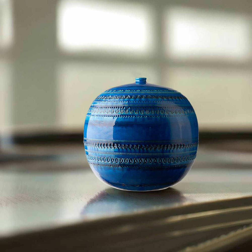 Ceramic Vase PALLA by Aldo Londi for Bitossi Ceramiche 02