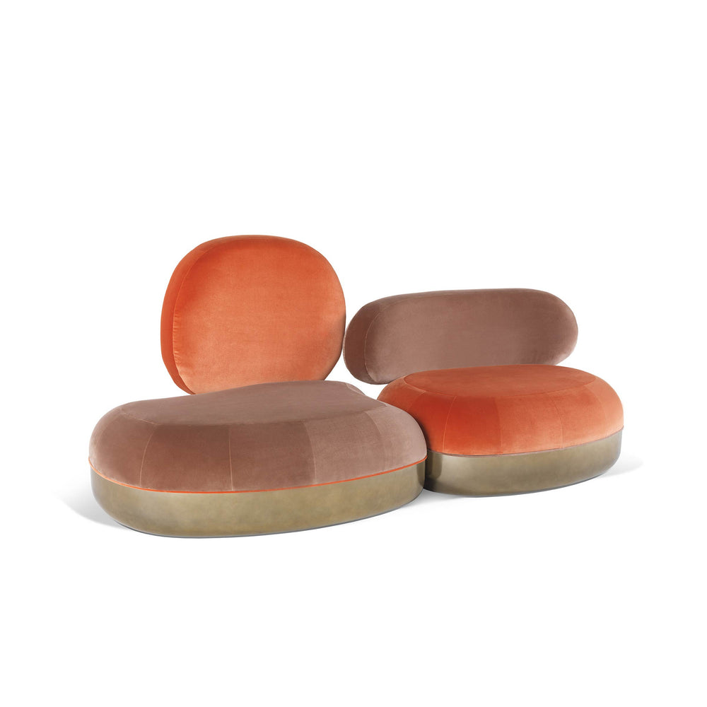 Two-Seater Velvet Sofa BELMER by Matteo Cibic 03