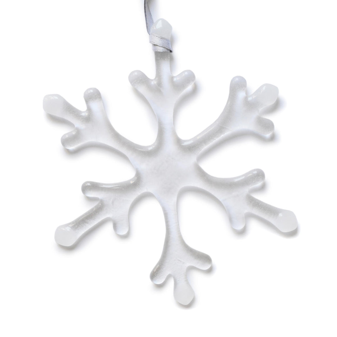 Murano Glass Christmas Ornament NEVE Set of Six by D.i. Più Andretto Design 01
