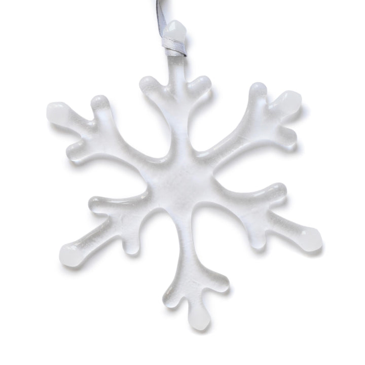 Murano Glass Christmas Ornament NEVE Set of Six by D.i. Più Andretto Design 01