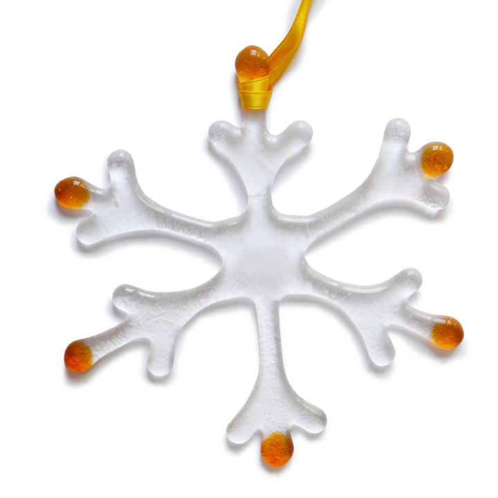 Murano Glass Christmas Ornament NEVE Set of Six by D.i. Più Andretto Design 05