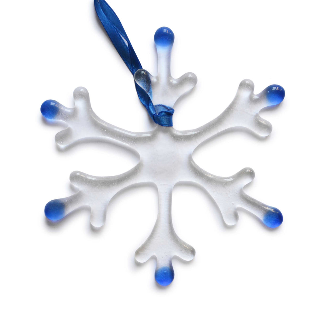 Murano Glass Christmas Ornament NEVE Set of Six by D.i. Più Andretto Design 06