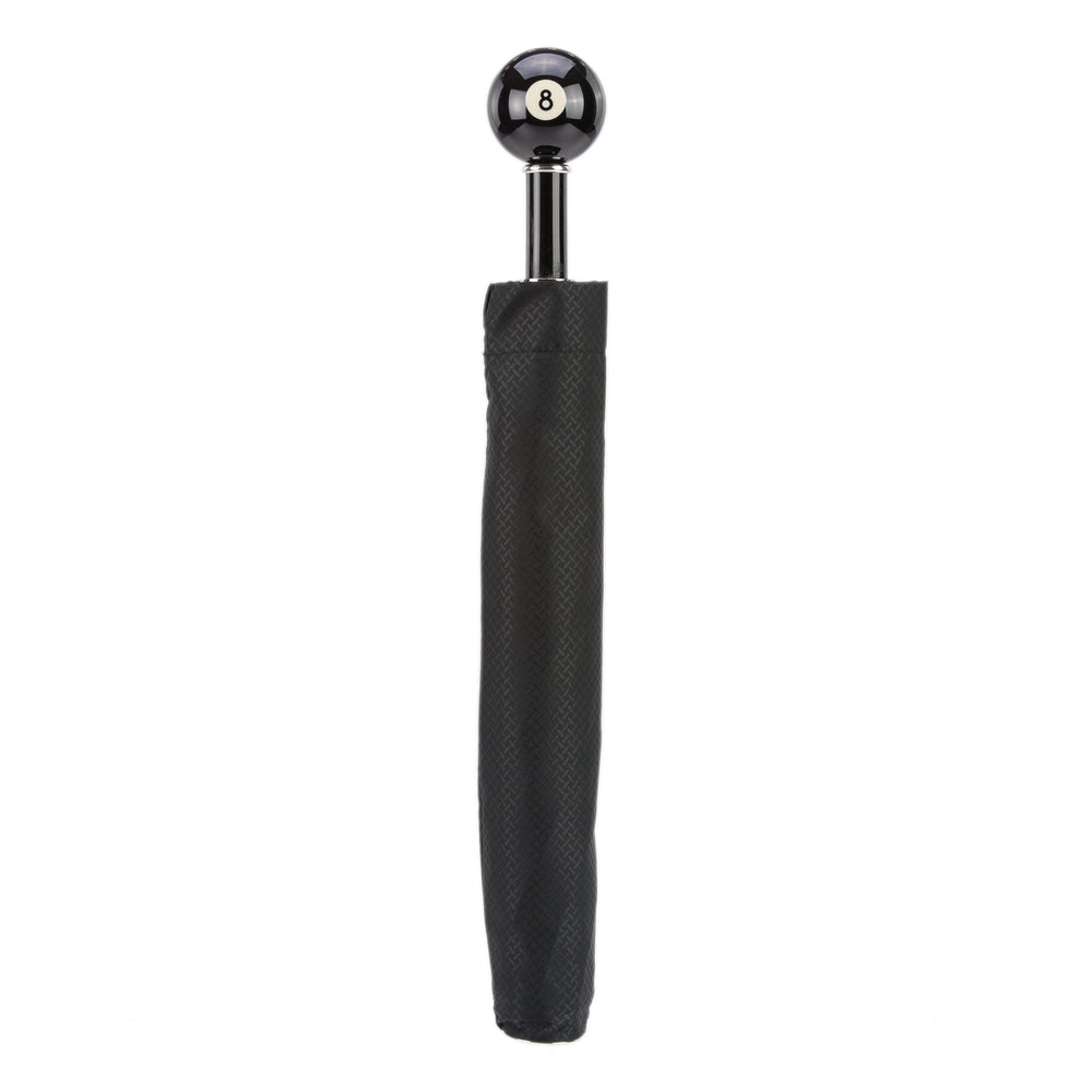 Folding Umbrella BILLIARD BALL 8 with Resin Handle 02