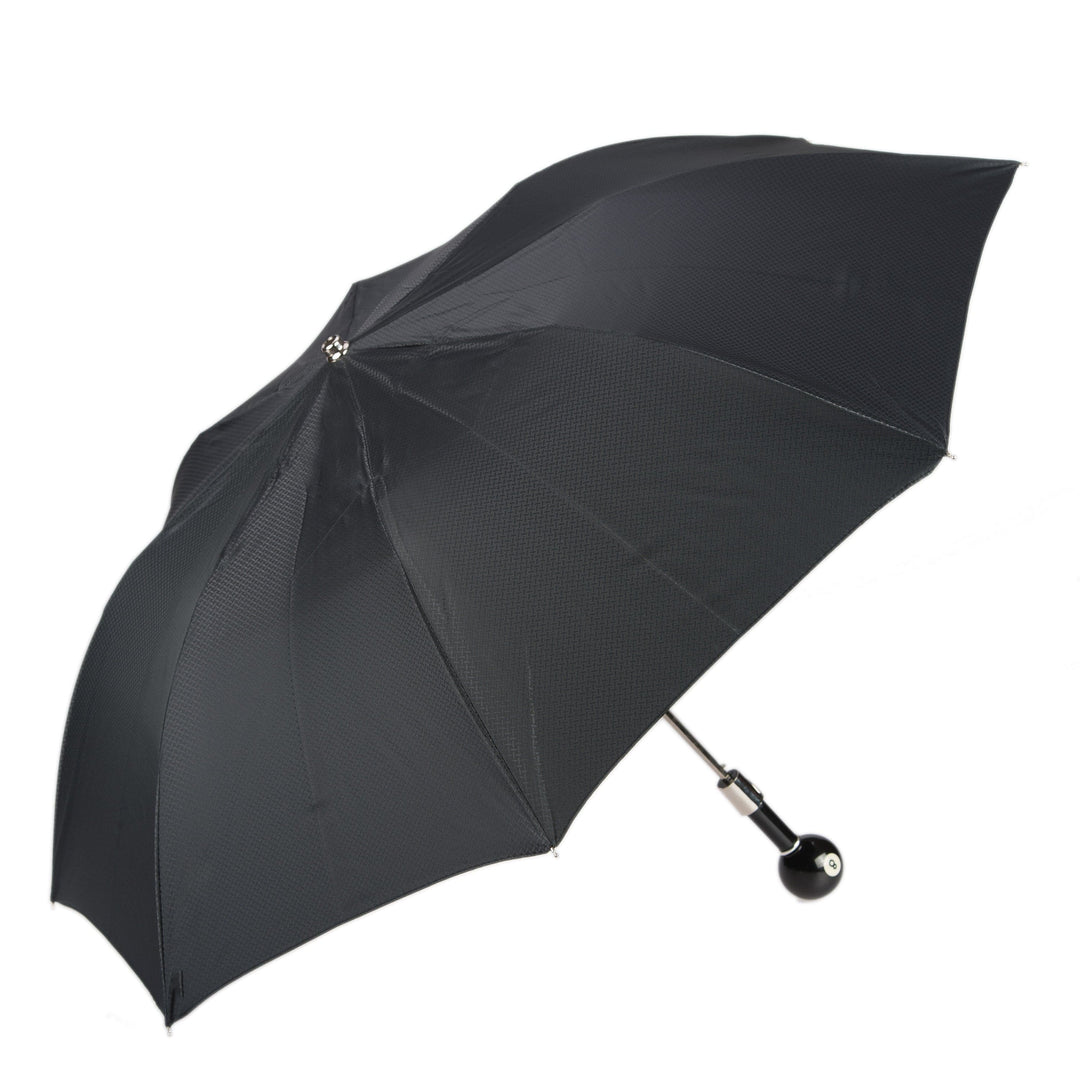 Folding Umbrella BILLIARD BALL 8 with Resin Handle 03