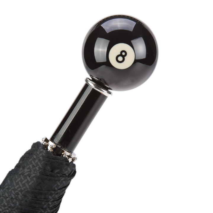 Folding Umbrella BILLIARD BALL 8 with Resin Handle 04