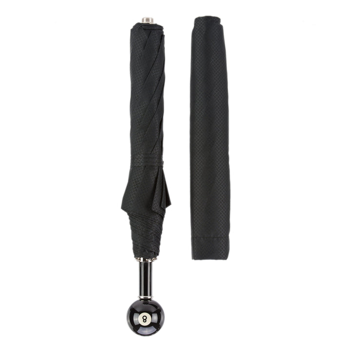 Folding Umbrella BILLIARD BALL 8 with Resin Handle 05