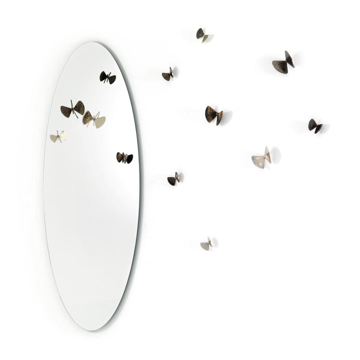 Mirror with Clothes Hangers BICE by Roberto Mora for Mogg 1