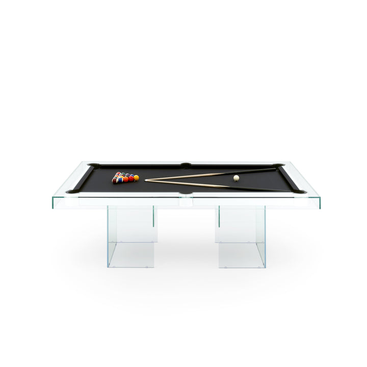 Glass Pool Table SHADOW by Basaglia and Rota Nodari for FAS Pendezza 6